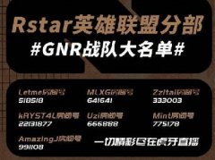 gnr是什么战队 gnr战队成员名称介绍