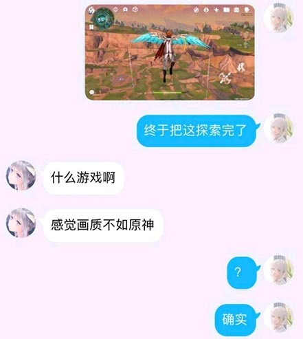 感觉画质不如原神聊天记录原图