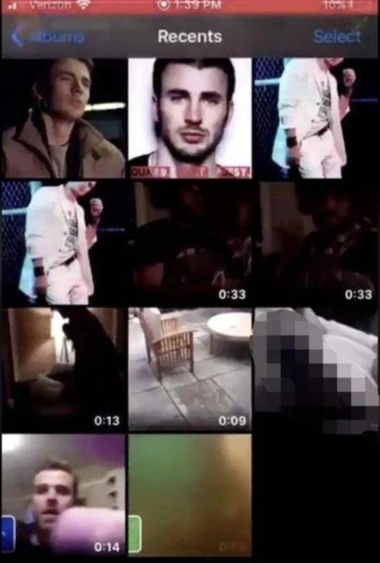 美队误发照片打码原图