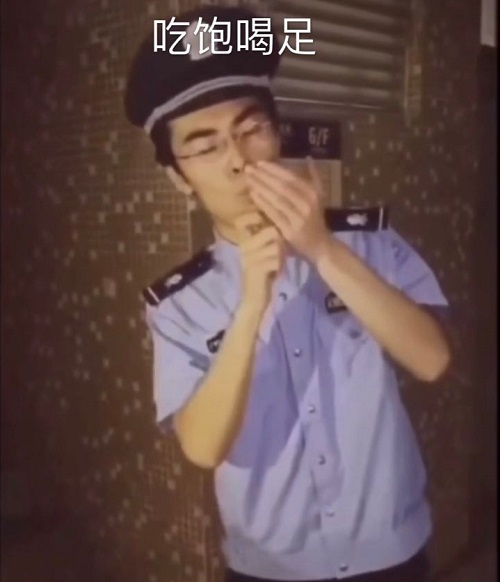 带篮子吃饱喝足表情包
