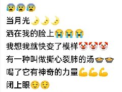 为了你我变成狼人模样文案emoji